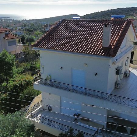 Apartamento Beautiful Maisonette With A View To The Mountains And The Sea Agia Marina  Exterior foto