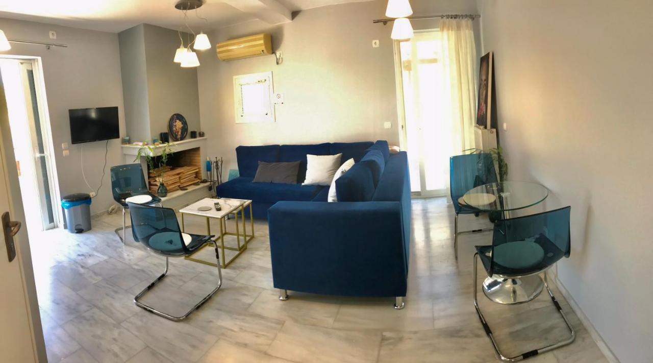 Apartamento Beautiful Maisonette With A View To The Mountains And The Sea Agia Marina  Exterior foto