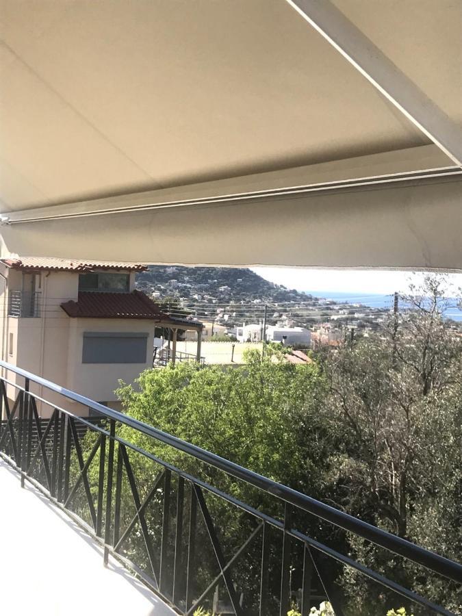 Apartamento Beautiful Maisonette With A View To The Mountains And The Sea Agia Marina  Exterior foto