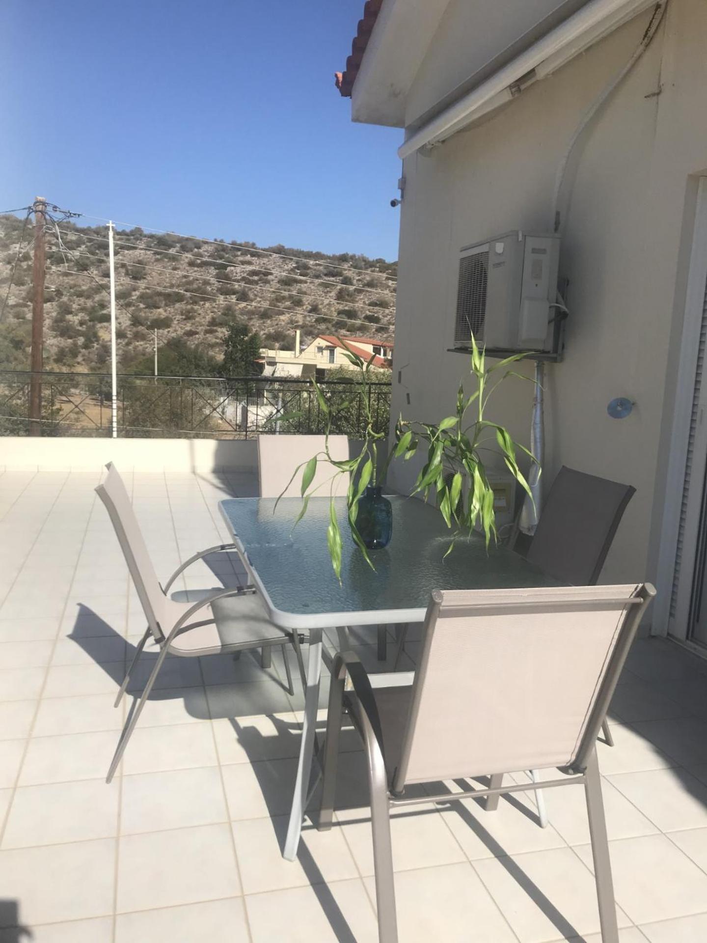 Apartamento Beautiful Maisonette With A View To The Mountains And The Sea Agia Marina  Exterior foto